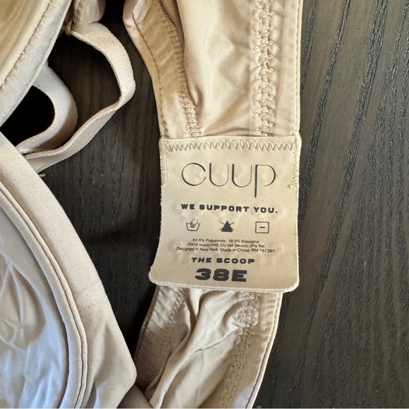 CUUP Scoop Bra in Sand - Picture 6 of 6